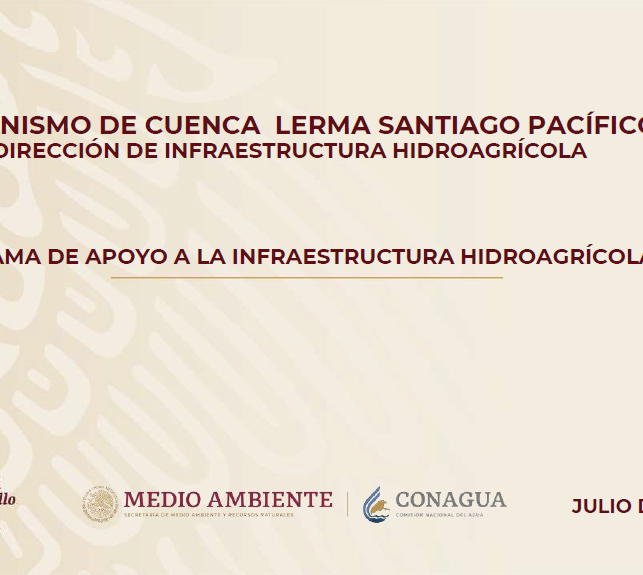 Infraestructura hidroagrícola OCLSP 2024